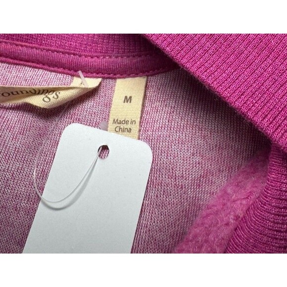 NWT Soft Surroundings Adalyn Retro Rose Fleece Tunic Pullover Sweatshirt Sz M - Picture 9 of 9